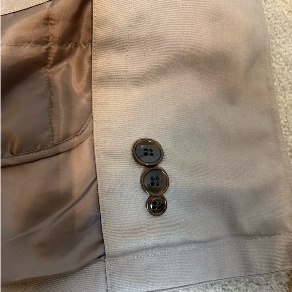 Ralph Lauren Boys Classic Beige Trench Coat Overcoat Size 12 All Weather - Picture 9 of 13